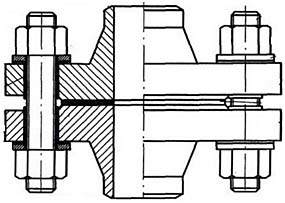 Схематическое изображение двухфланцевого ИФС